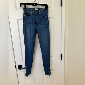 Alice + Olivia Mid-Blue Skinny Jeans